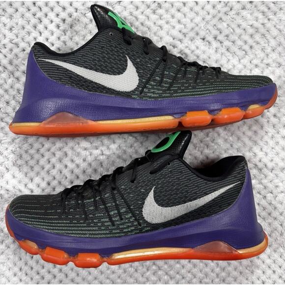 BRAND NEW KD 8 Vinary Basketball Shoes Purple Green Orange Men Size 11.5 (SRA) - Picture 1 of 9